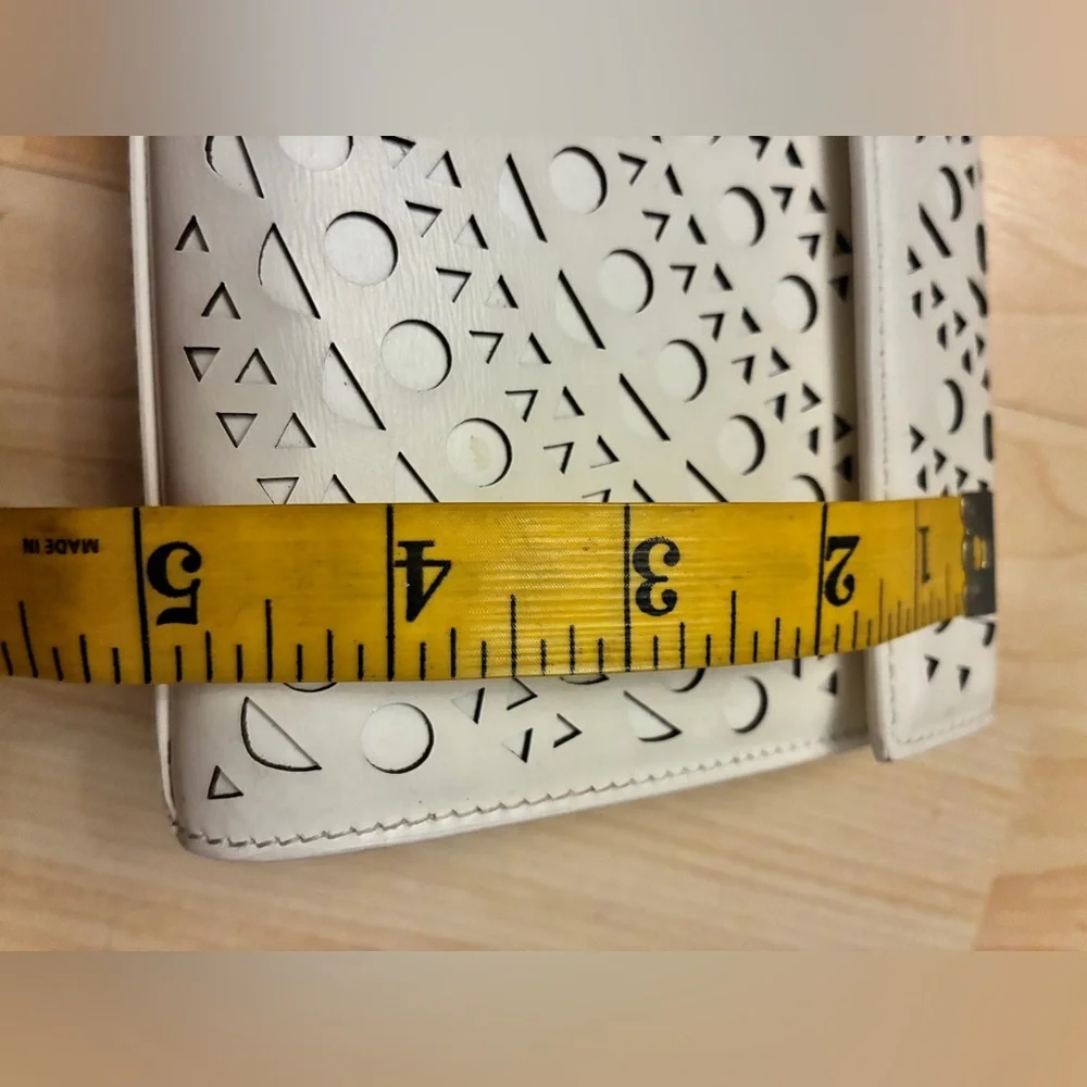 Alaïa Laser-Cut Vienne Leather Clutch